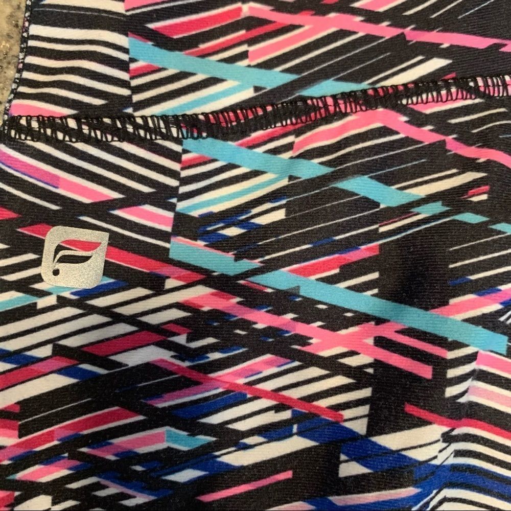 Fabletics abstract‎ bold multi colored geometric … - image 3